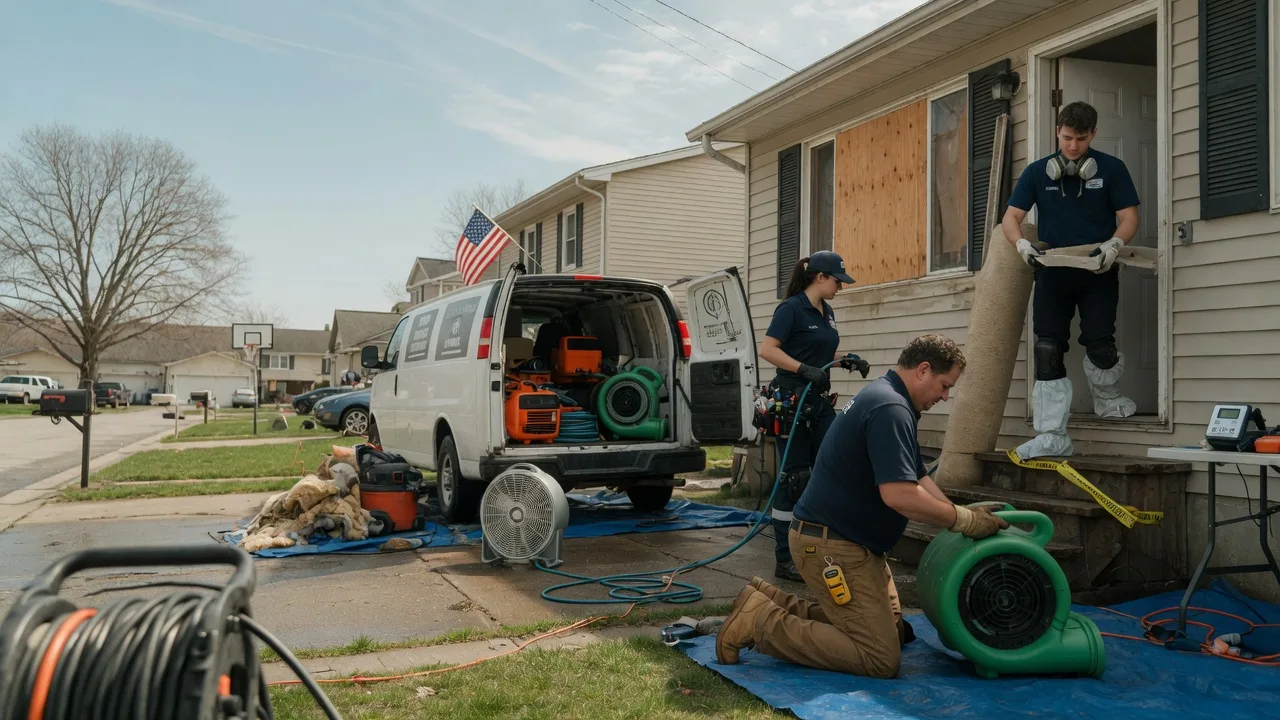 Water Damage Restoration in Blue Mounds, WI near me